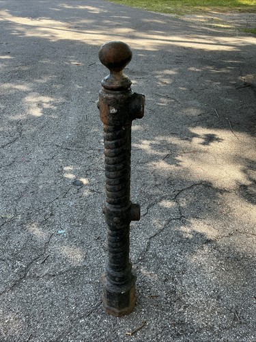 Antique iron column - antique,