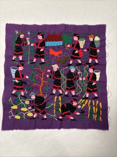 Hmong story cloth hand - story,