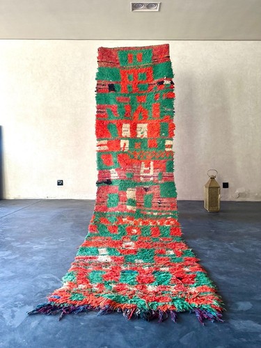 Vintage moroccan boujaad rug - vintage,