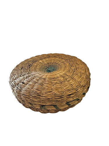 Vintage handwoven round - vintage,