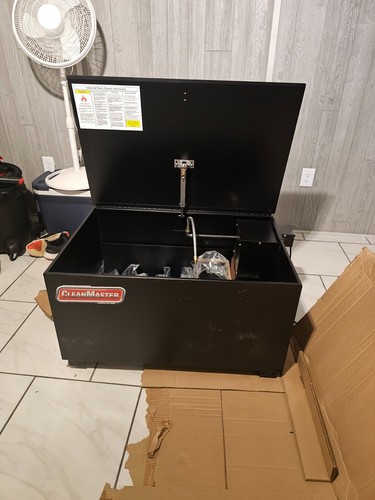 Cabinet parts washer with - cabinet,