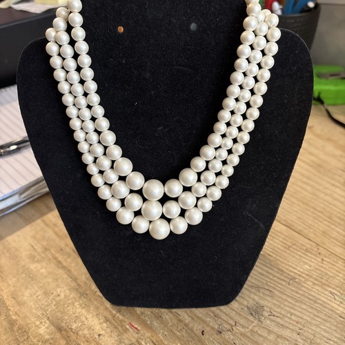 Vintage triple strand - vintage,