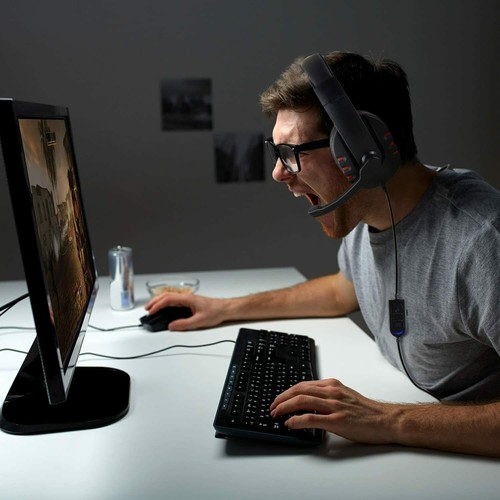 Pro gamer headset for ps4 - gamer,