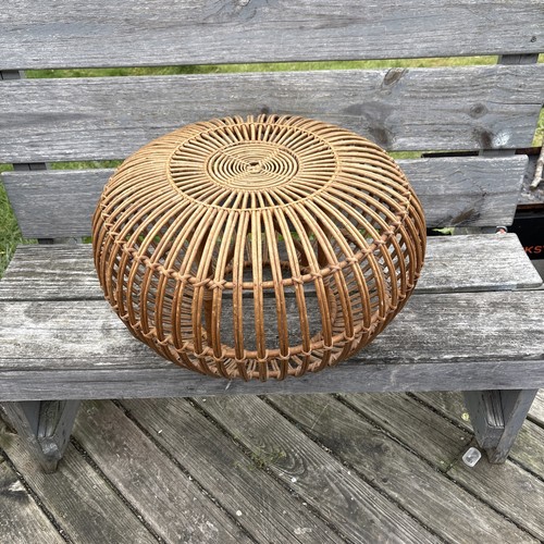 Vtg table ottoman foot stool - foot,