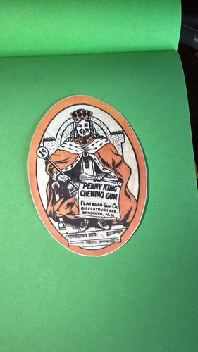Penny king chewing gum - king, sticker