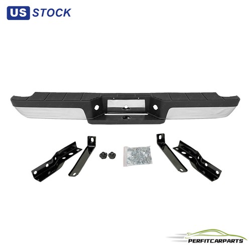 Chrome steel rear step - rear,