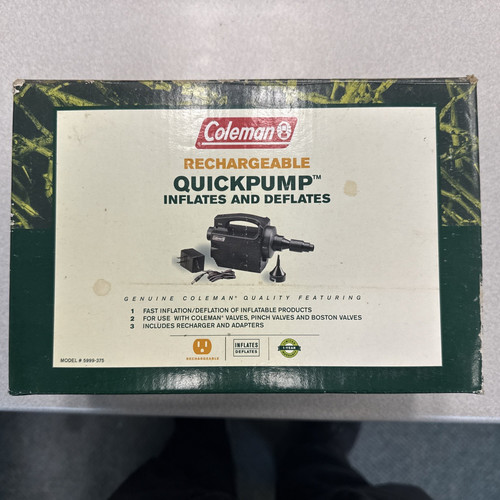 Coleman rechargeable quickpump - coleman,