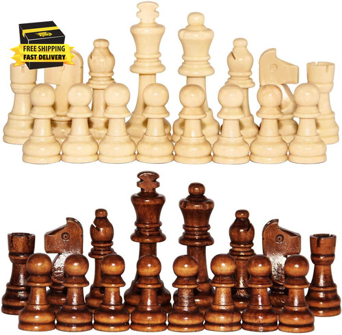 Set wooden chess - set,