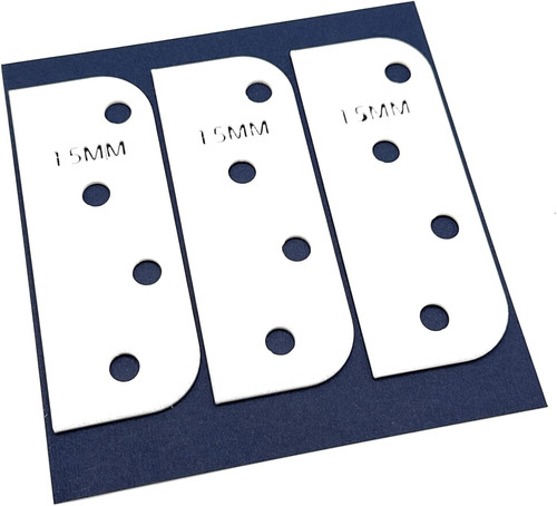 Door hinge shims - door, 3)