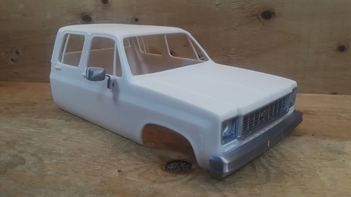 Printed car chevy truck - 3d,