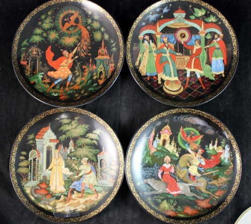 Palekh art studios firebird - art,