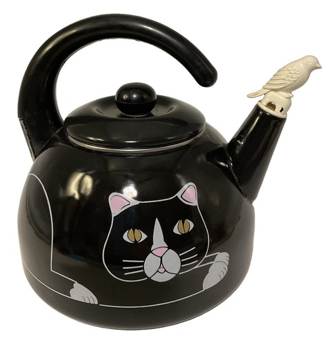 Vintage kamenstein black cat - black,