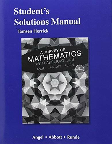 Student solutions manual - student's, for