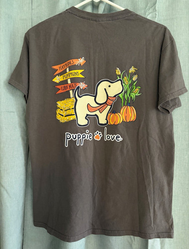 Puppie love double sided dog - love,