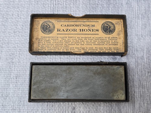 Antique carborundum razor - carborundum,