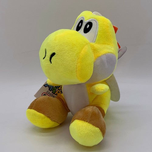 Yellow yoshi plush soft - yellow,