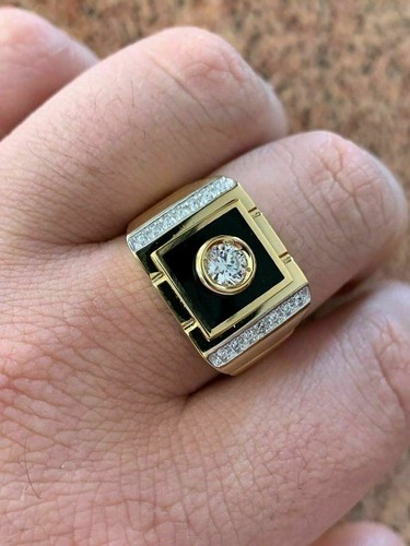Men 14k gold plated solid - 14k,