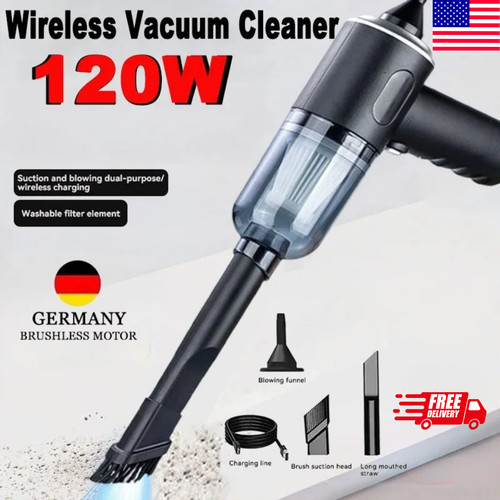 120w handheld cordless vacuum - cordless,