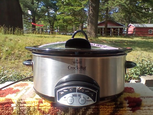 Rival 6qt oval silver black - 6qt,