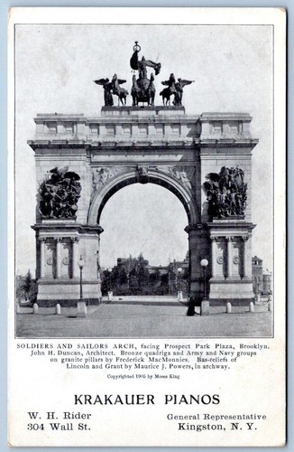 1905 krakauer pianos soldiers - 1905,