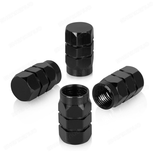 4pcs black aluminum - black, metal