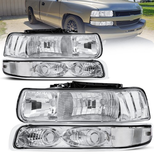 Chrome headlights bumper - &,