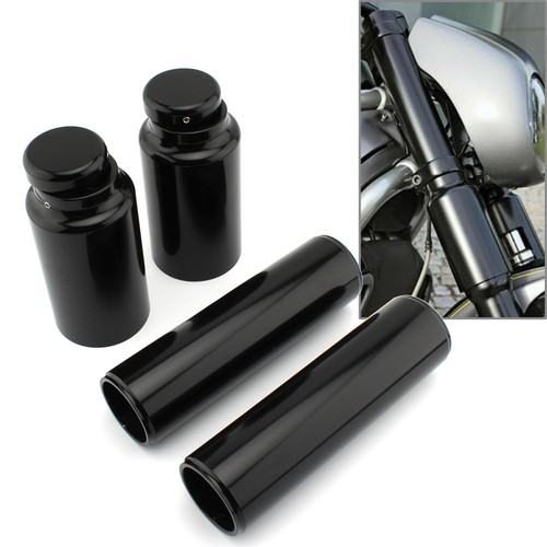 Motorcycle black aluminum fork - motorcycle,