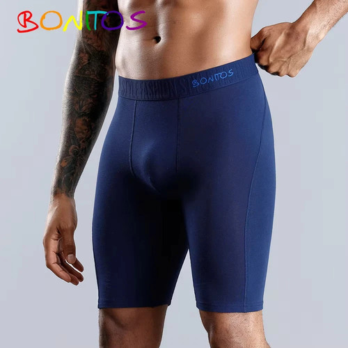Men long leg cotton boxer - men’s,