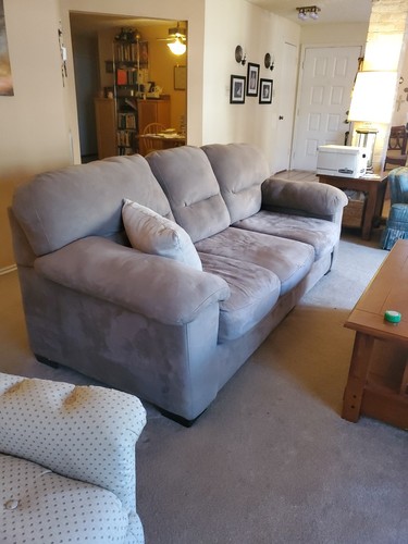Tan couch and - couch, love