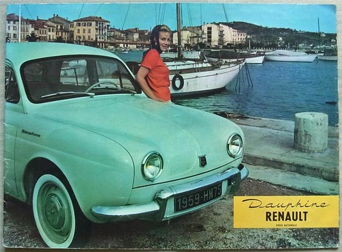 Renault dauphine car - renault,