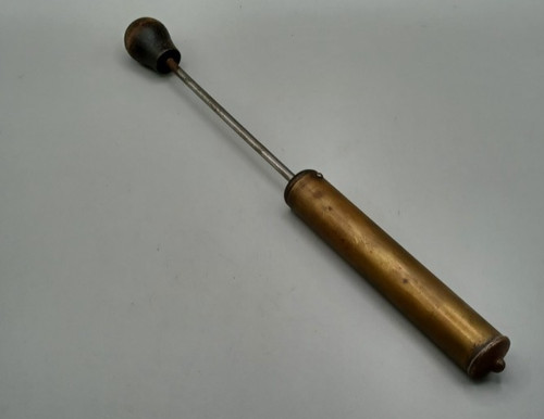 Vintage brass bicycle hand air - hand,