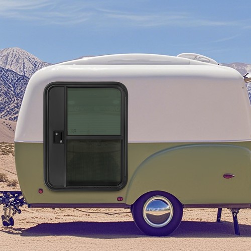 Camper teardrop trailer - rv,