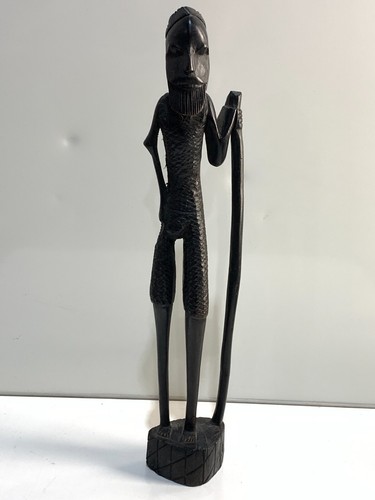 Vintage wood sculpture - wood,