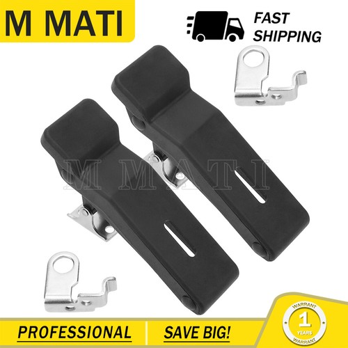 2pcs front storage - rack, latch