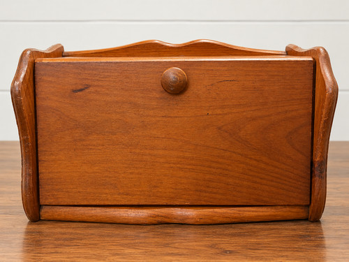 Vintage wood bread - bread, box