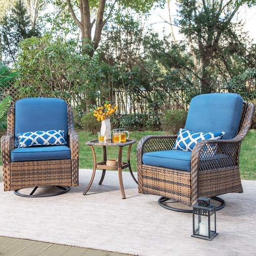3piece patio sofa - patio, rattan