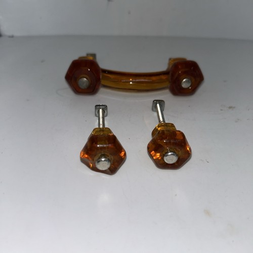 Set amber cabinet - 3,