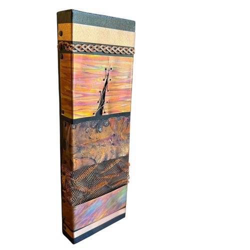 Unique mixed media metal - unique,