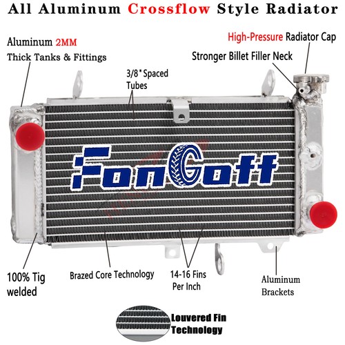 Aluminum radiator fit - aluminum,