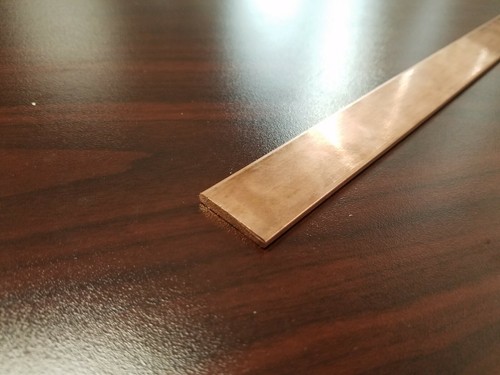 Copper 110 flat bar - flat, x