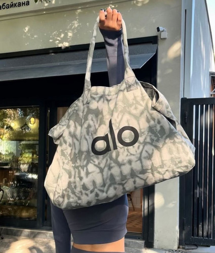 Alo yoga gray tie - tie-dye, canvas