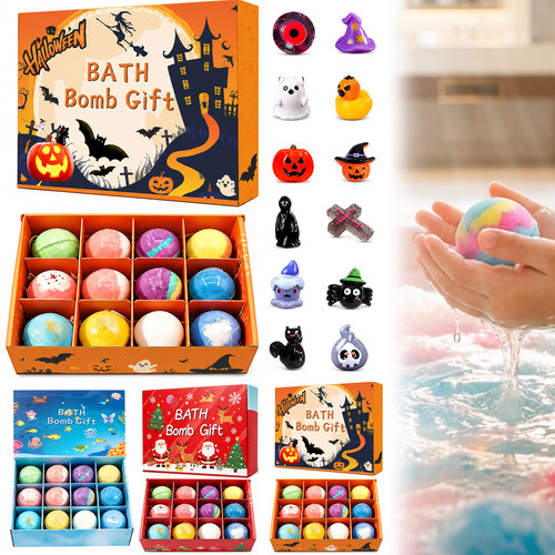12pcs bath bomb with - with, surprise