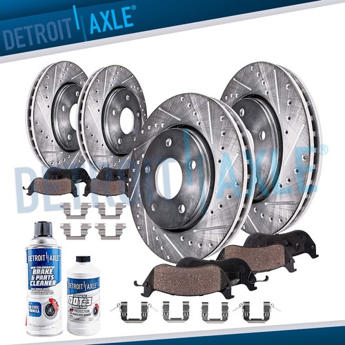 Front rear rotors brakes - rear,