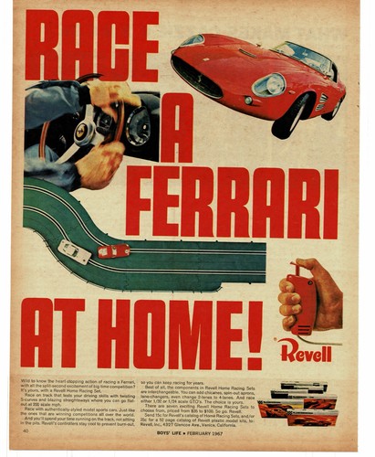 1967 revell home racing - revell,