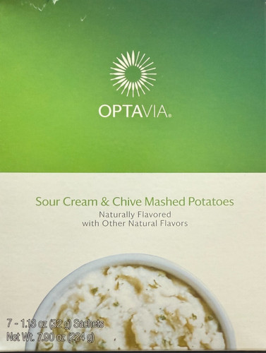 New sour cream - chive, mashed