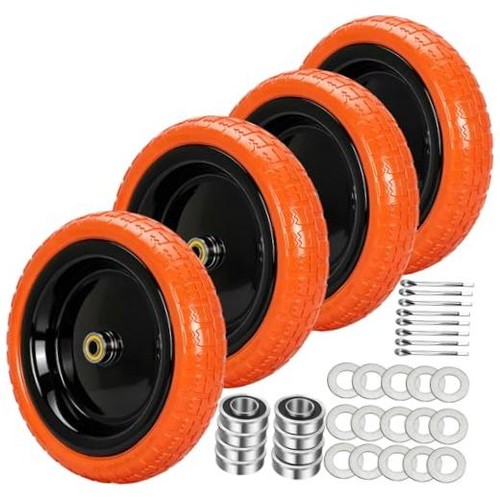 Flat free wheels - flat,