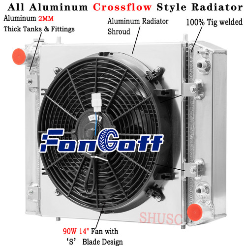 Row radiator shroud - row, for