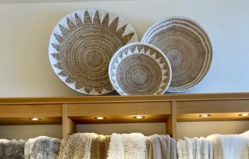 Pottery barn handwoven basket - barn,