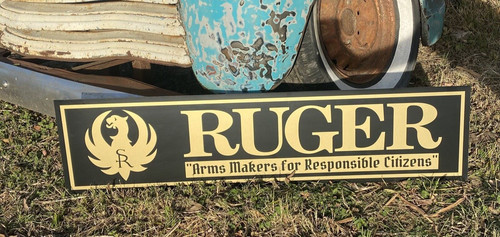 Ruger firearms dealer sign - ruger, sign!!
