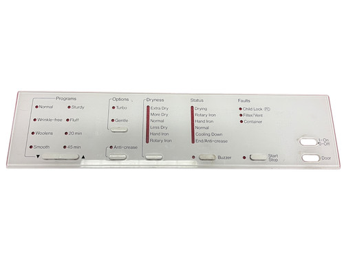 Original miele dryer fascia - original,